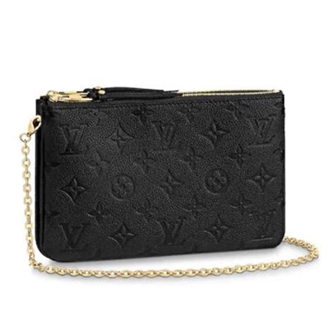 double zip pochette lv